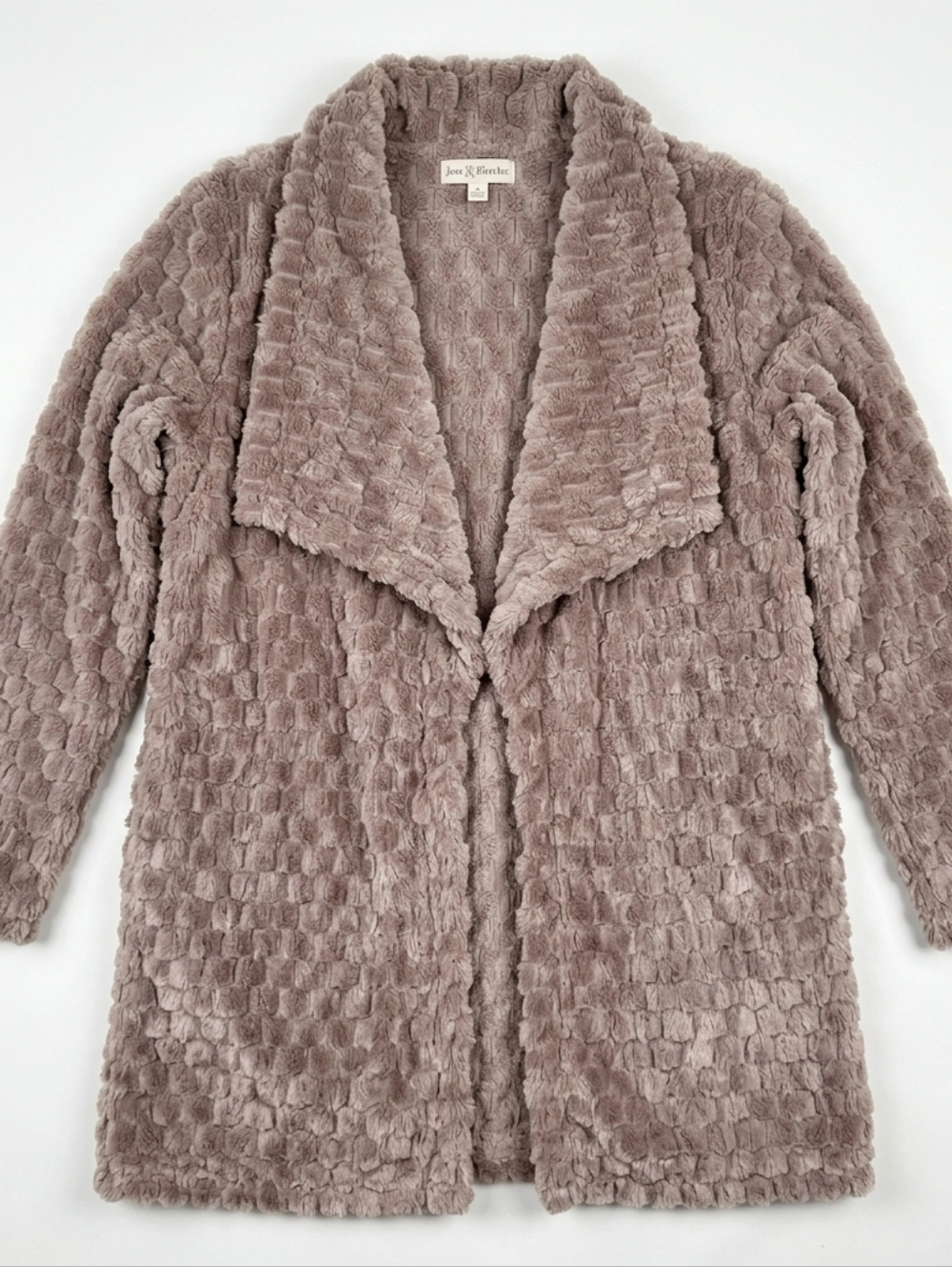 Fair Haven Cozy Textured Cardigan in Blush Pink Womens Medium #204 *READ*